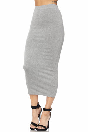 Kimmy Midi Skirt (Grey)